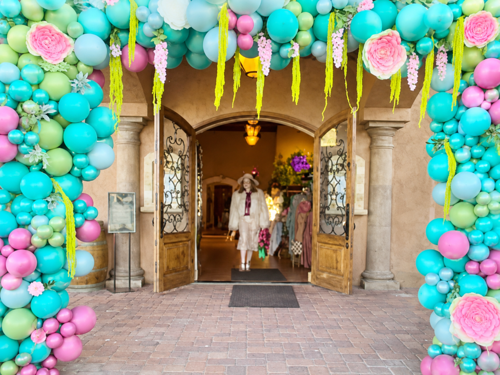 custom events balloon decoration custom pink raspberry